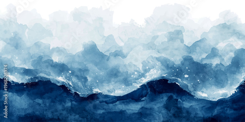 A majestic iceberg floats in the ocean under an icy sky as the sun shines over a high glacier landscape featuring snow peaks and the rugged rock of the Alps