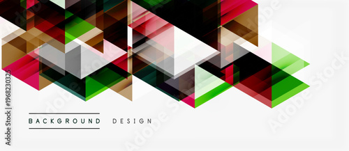 Abstract geometric design. Overlapping triangles create dynamic visual texture. Modern, clean aesthetic suitable for backgrounds.