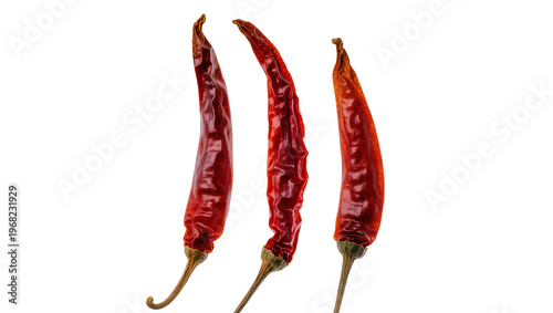 Foto Wrinkled dried red chili peppers showcasing vibrant crimson hues and textured su