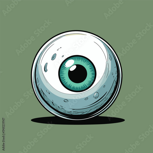 Eyeball vector image