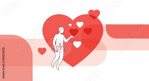 Healthy Heart and Human Body - Love, Care, Health, Medical Concept