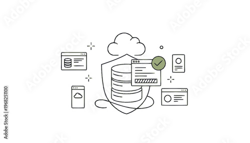 Cloud Server Database Storage System.