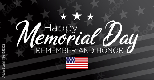 Memorial day USA Background Flag