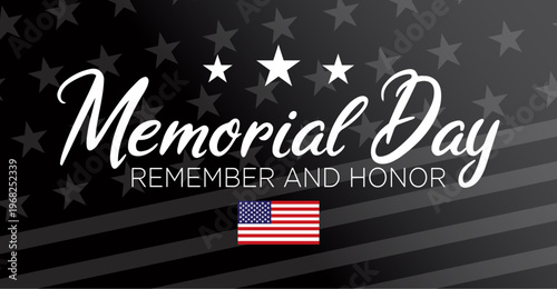 Memorial day USA Background Flag