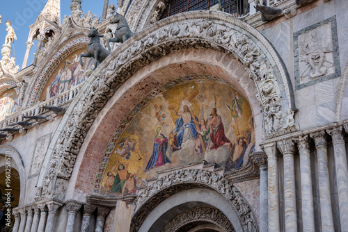 Views from St Mark's Basilica in Venice, Italy