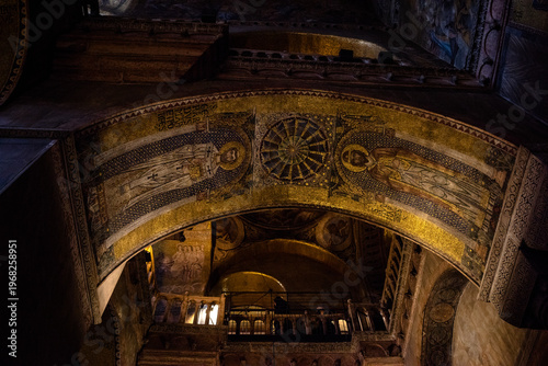 Views from St Mark's Basilica in Venice, Italy