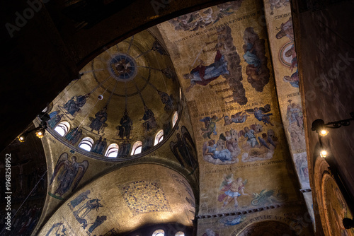 Views from St Mark's Basilica in Venice, Italy