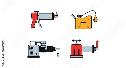 Lubricator Line art vector creative abstract