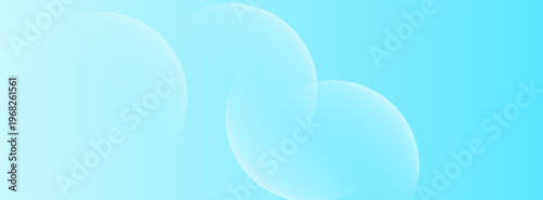 Bild auf Leinwand Minimalist banner background, pastel colorful, Light Blue gradations