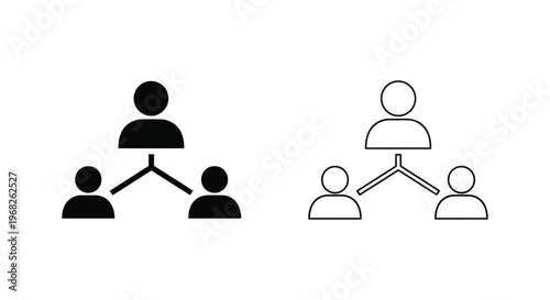 Organizational Hierarchy & Team Structure Design Guide Vector