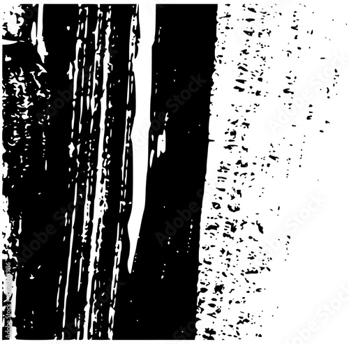 Abstract Black Grunge Brush Stroke Texture Background