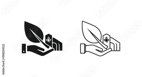 Eco-Friendly & Sustainable Living Solutions Vector