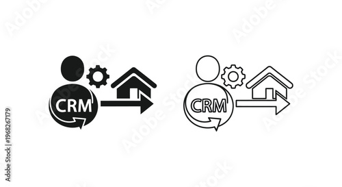 CRM Integration for Real Estate: Boost Sales with Smart Tools Vector