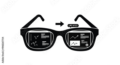augmented reality smart glasses technology concept