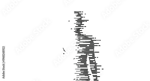 Glitchy digital distortion effect background