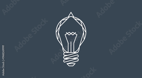 Light Bulb Icon Symbol Idea.