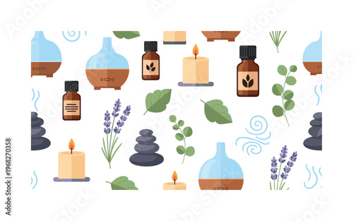 wellness icons seamless pattern, repeating pattern, surface design, textile print, modern illustration of adaptive fitness equipment, wheelchair users,