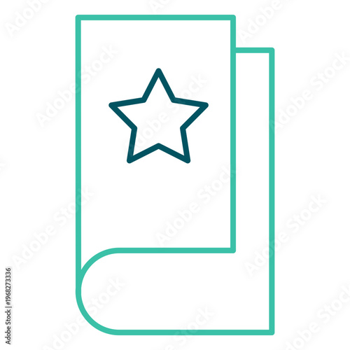 Certification Document Line Art