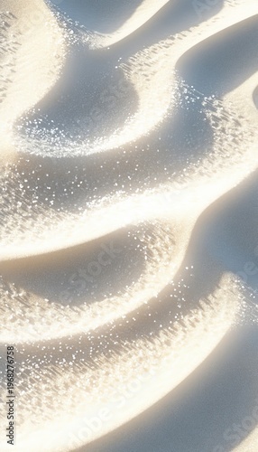 Sun Kissed Sand Dunes with Delicate Lines and Curves Inviting Contemplation and Connection to Nature