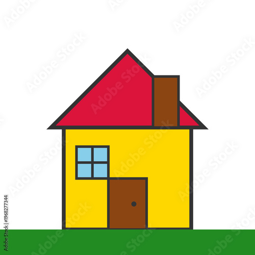 house with green roof