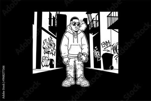 streetwear iconic vector design