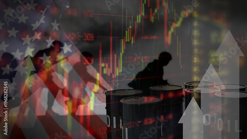Fotografía Conflict between United States and Iran is causing oil prices to rise on the stock market