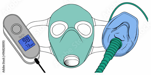 A protective gas mask respirator for chemical safety and toxic danger prevention isolated on a white background for military or industrial worker security.