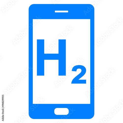 Wasserstoff und Smartphone
