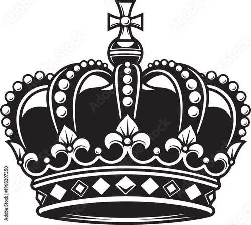 royal crown vector illustration