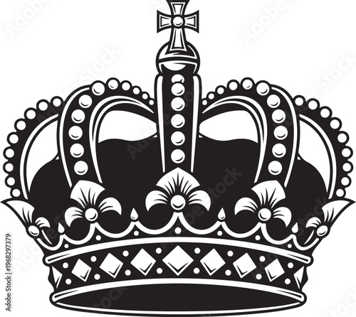 royal crown vector illustration