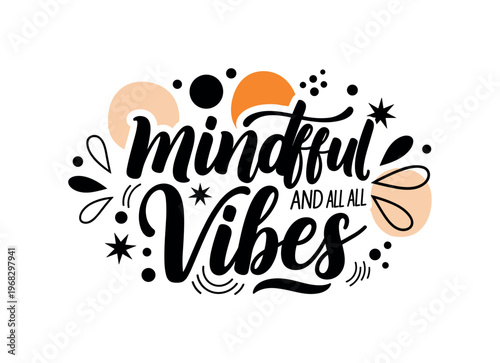 mindful leadership abstract circles semicircles and abstract meditation icons vintage monochrome executive practicing mindfulness to enhance