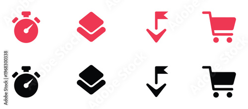 Minimalist shopping cart and basket line icons set, thin black vector lines for ecommerce, hand drawn doodle