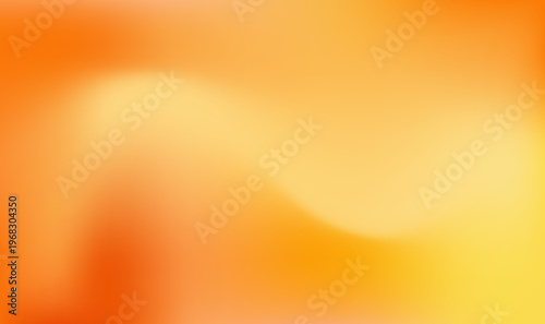 Vibrant Orange Yellow Gradient Swirls with Soft Focus Smooth Transition Background for Digital Design and Branding