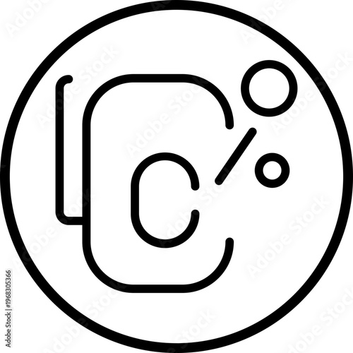 Celsius Line Icon Style