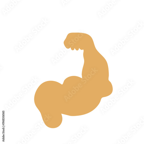 Strong arm muscle