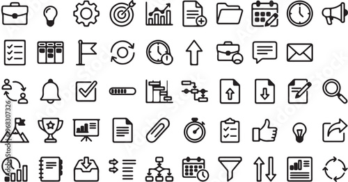 business icon bundle 