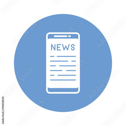 News App Vector icon which can easily modify or edit