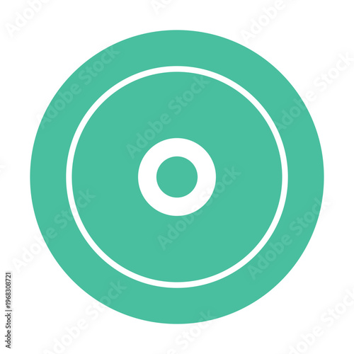 Disc Vector icon which can easily modify or edit