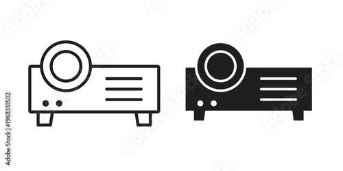 Canvastavla Projector icon. modern vector symbols set