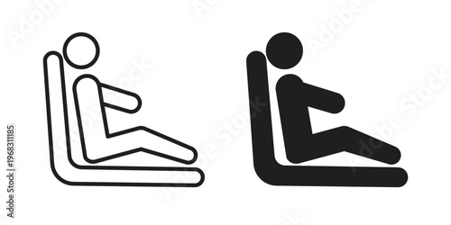 Resting icon. modern vector symbols set