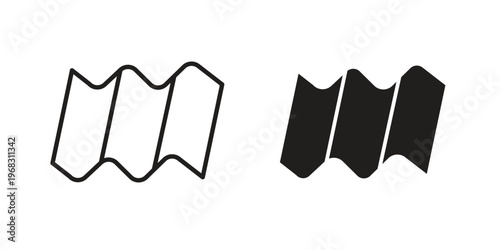 Roof tile icon. modern vector symbols set