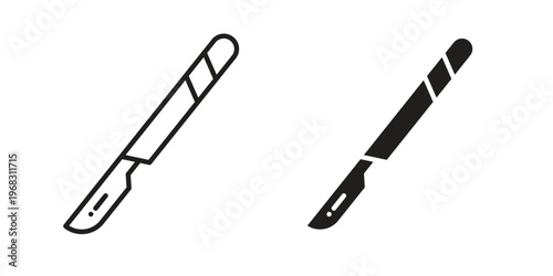 Scalpel icon vector, Symbol, logo illustrations