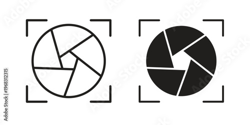 Shutter icon. modern vector symbols set