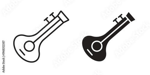 Sitar icon. modern vector symbols set