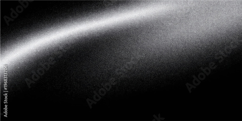 Abstract light arc dances across a deep black expanse, evoking a sense of mystery and cosmic beauty. The curvature of the luminous trail against the darkness, inviting contemplation.