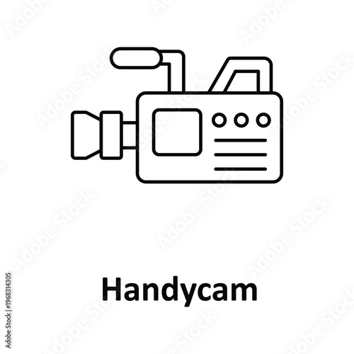  Handycam Vector icon which can easily modify or edit