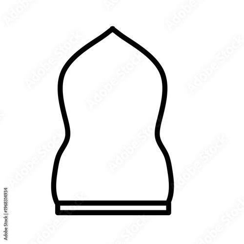 Minimalist Islamic Arch Outline Collection