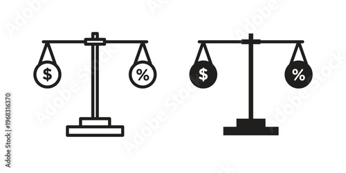 Taxes icon. modern vector symbols set