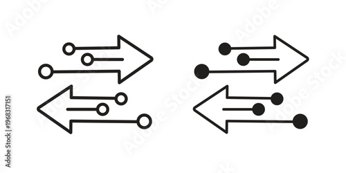 Transfer icon. modern vector symbols set