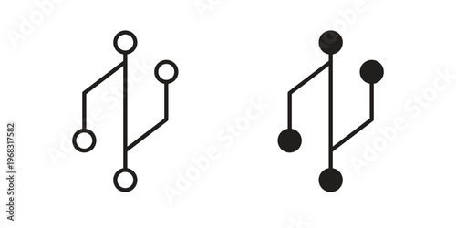 Version control icon. modern vector symbols set